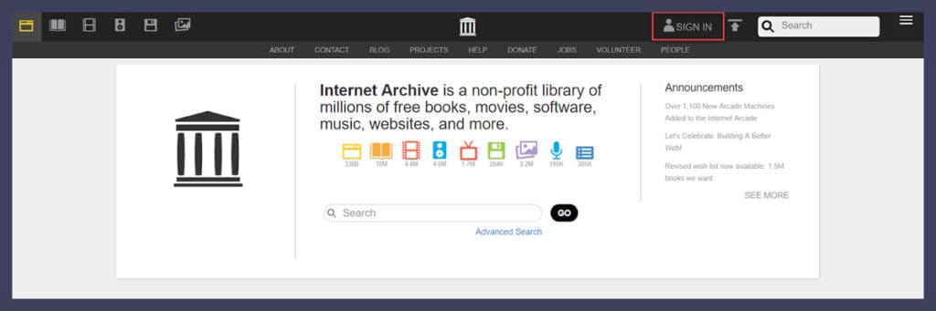 Arhive.org Free Books