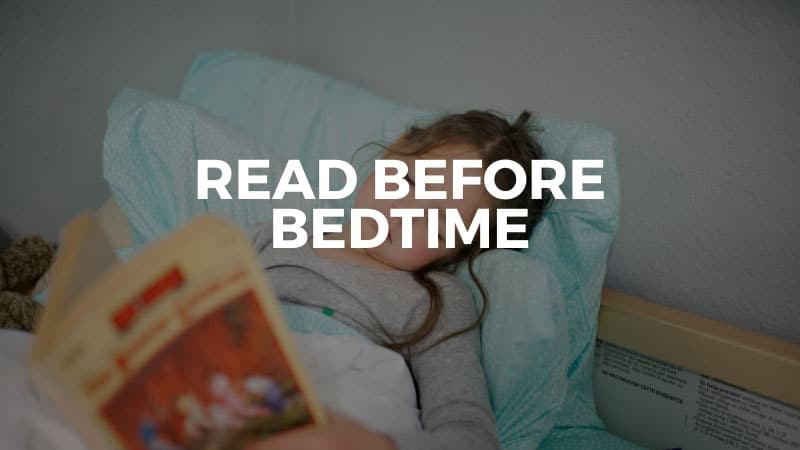 Read before bedtime