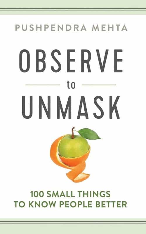 OBSERVE TO UNMASK by Pushpendra Mehta Book Review