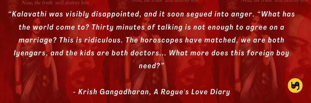 A Rogue's Love Diary by Krish Gangadharan Book Review