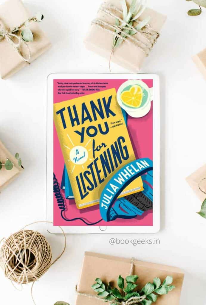 Thank You For Listening by Julia Whelan Book