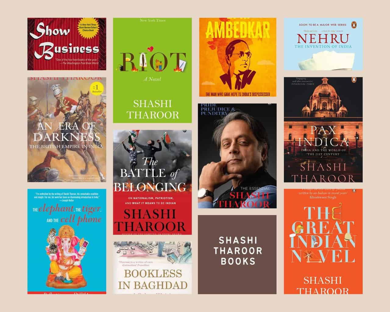 Best Books by Shashi Tharoor